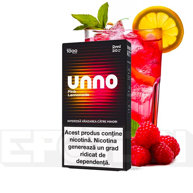 Kit Unno Pink Lemonade 20mg 1000 Pufuri
