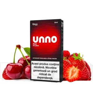 Kit Unno Red Fruits 20mg 1000 Pufuri