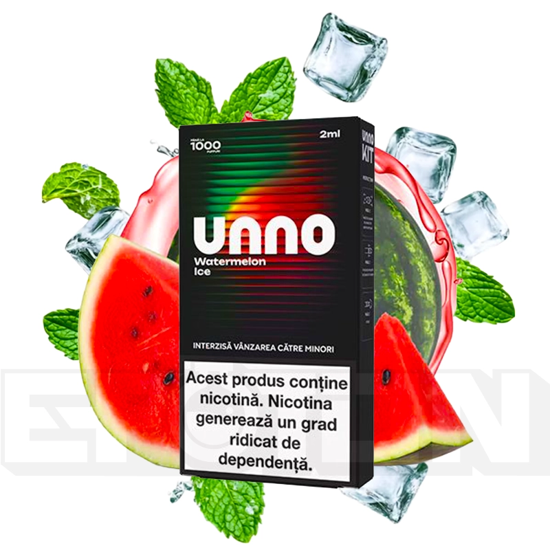 Kit Unno Watermelon Ice 20mg 1000 Pufuri