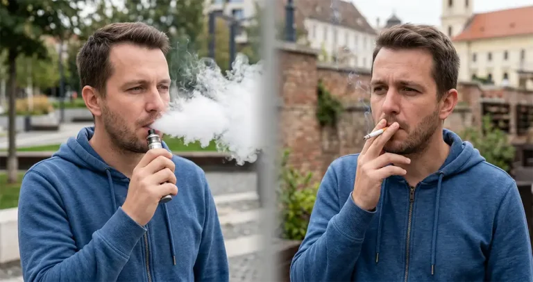Oare poti sa fumezi si sa vapezi in aceasi timp?
