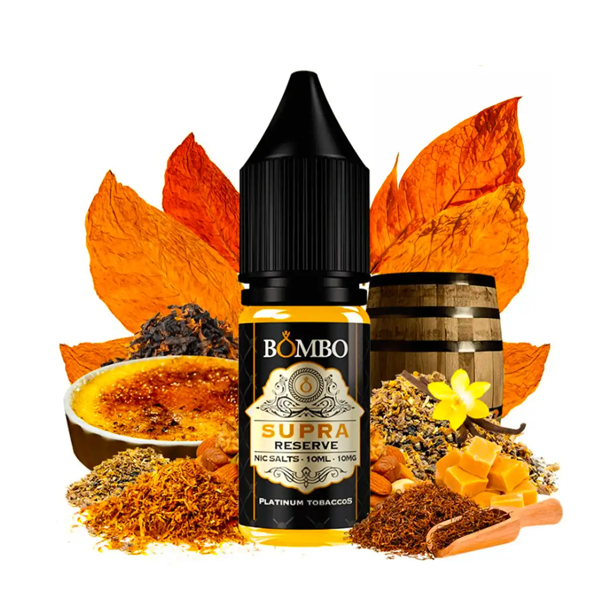 Lichid Bombo Platinum Tobacco Nic Salt Supra Reserve 20mg 10ml
