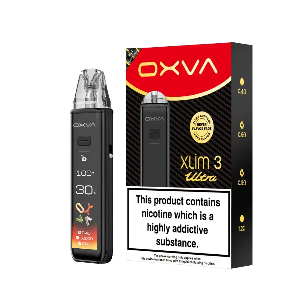 Kit Oxva Xlim 3 Ultra Pod Midnight Black