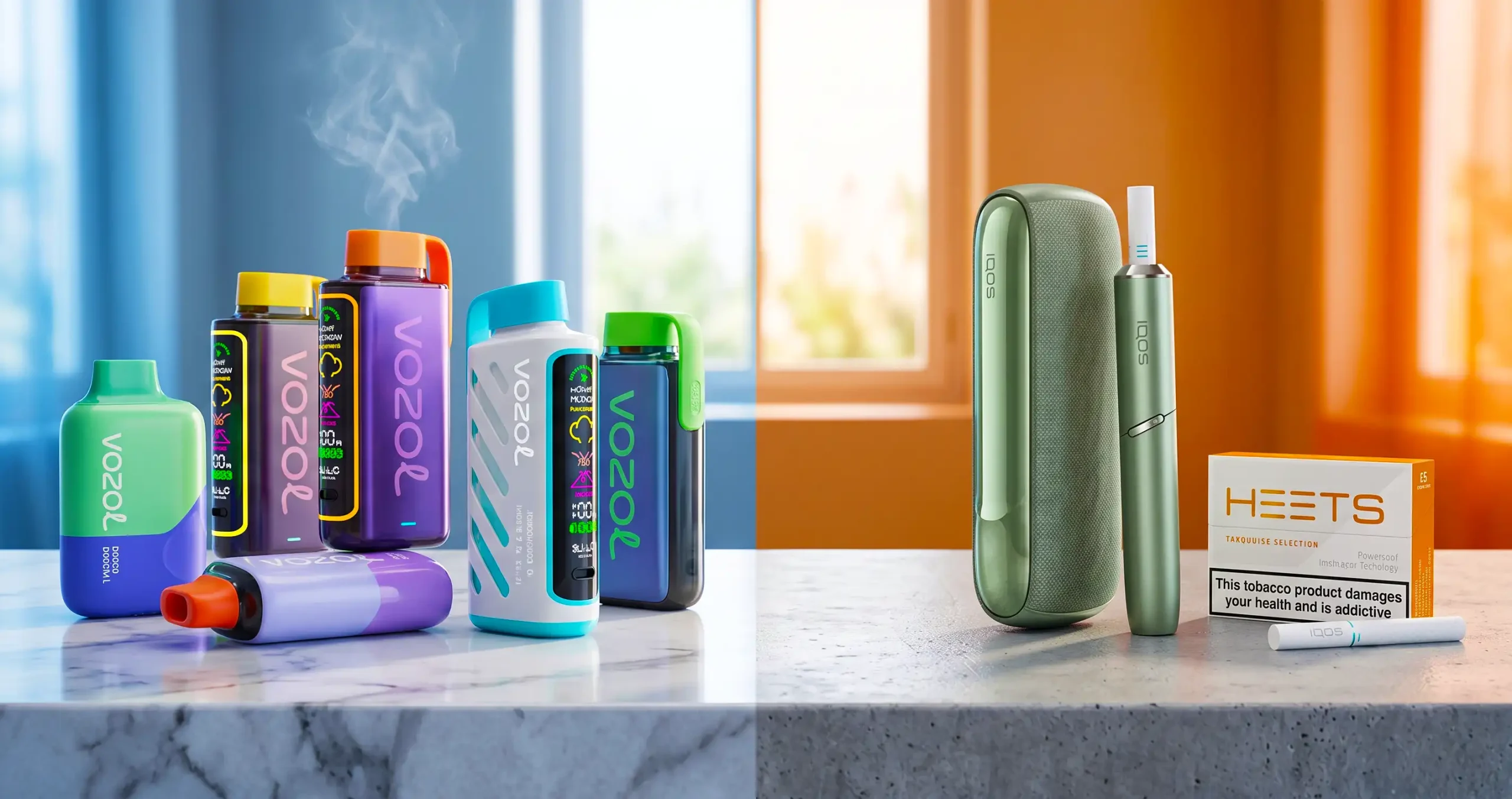 Vozol vs IQOS: Cost Lunar, Aromă și Verdict de pe e-potion.ro Vozol vs IQOS