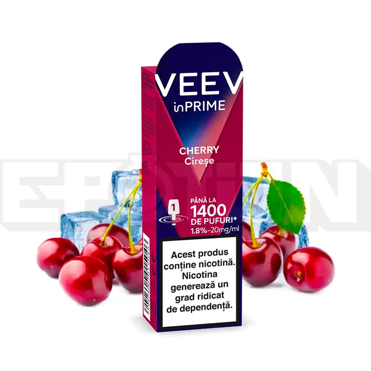 Capsulă VEEV inPrime Cherry 1,8% 2ml