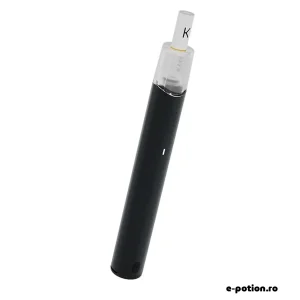 Kit Kiwi Spark 2 Iron Gate, pod MTL reîncărcabil negru cu baterie de 800 mAh și cartuș de 2 ml