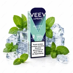 Capsulă VEEV inPrime Blue Mint 1,8% 2ml