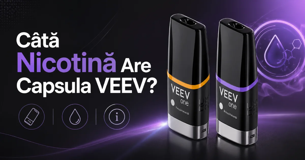 Câtă nicotină are Capsula VEEV?