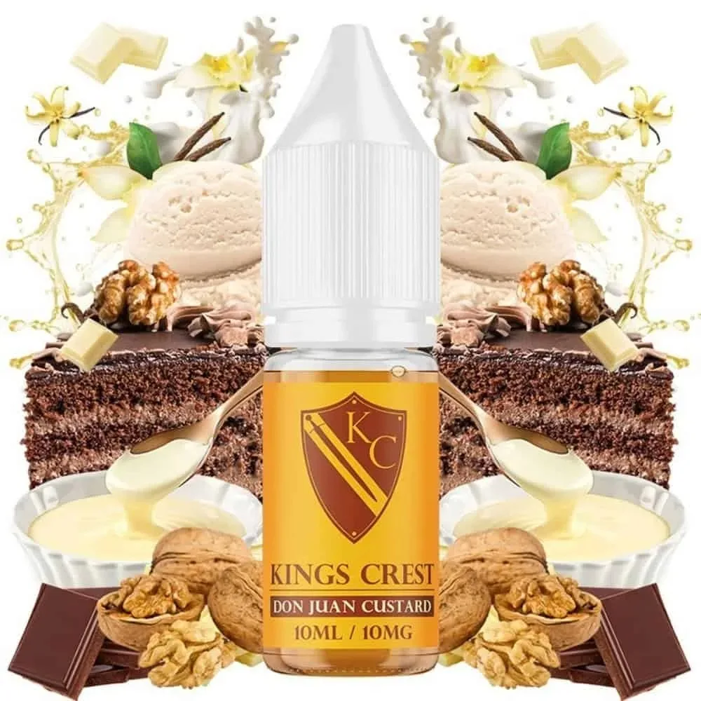 Lichid Kings Crest Salt Don Juan Custard 20mg 10ml