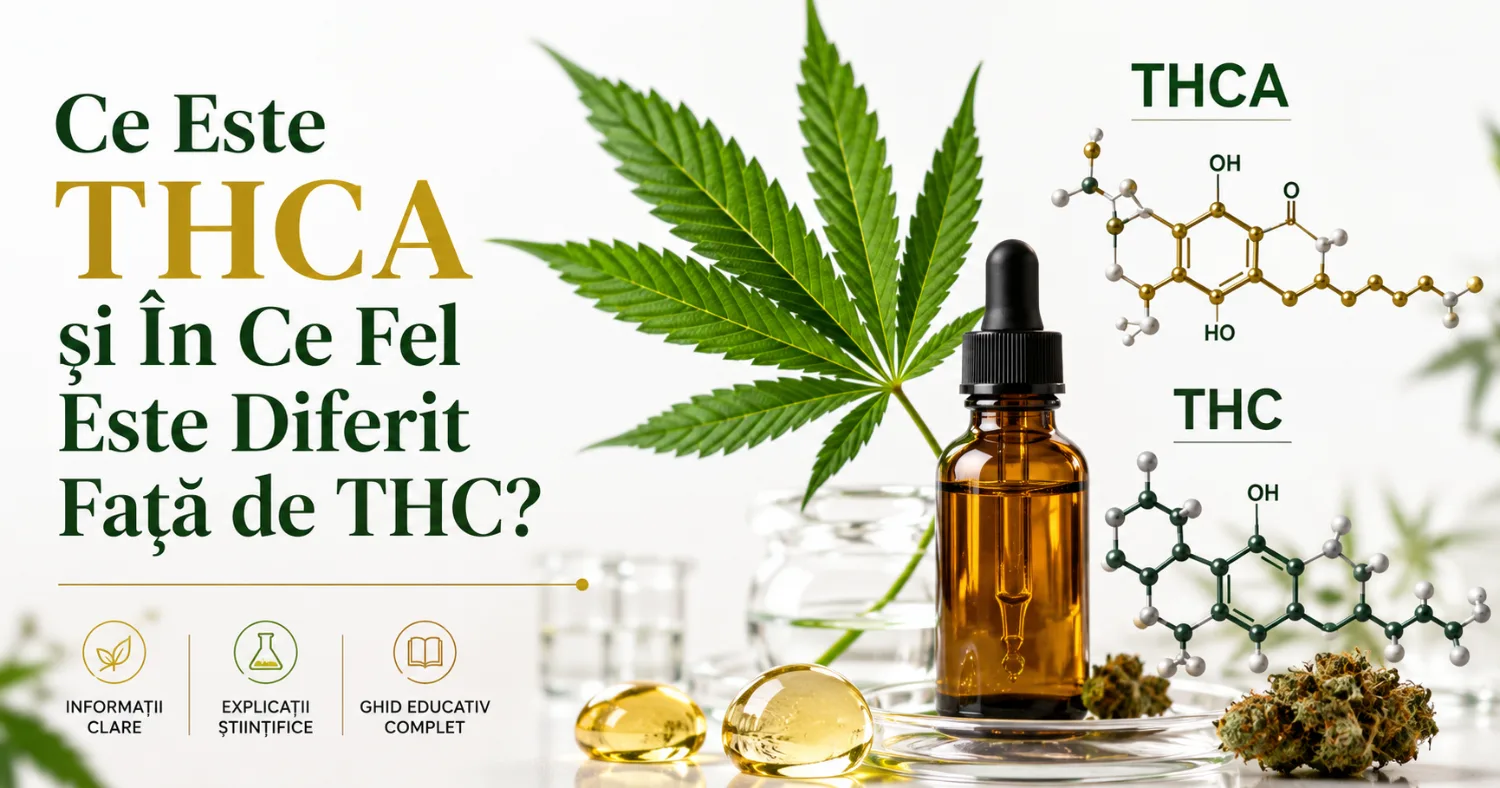 Ce Este THCA și În Ce Fel Este Diferit Față de THC?