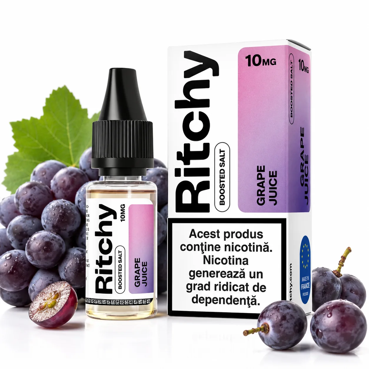 Lichid Ritchy Salt Grape Juice 10mg 10ml