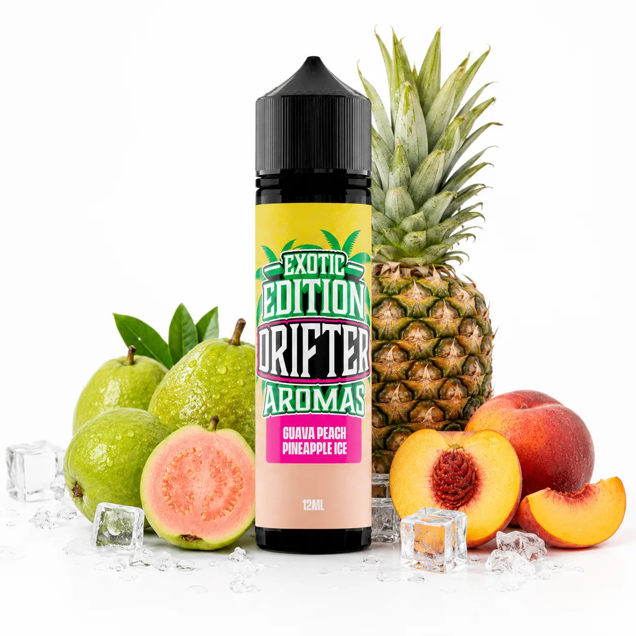 Longfill Drifter Exotic Guava Peach Pineapple Ice 12ml/60ml