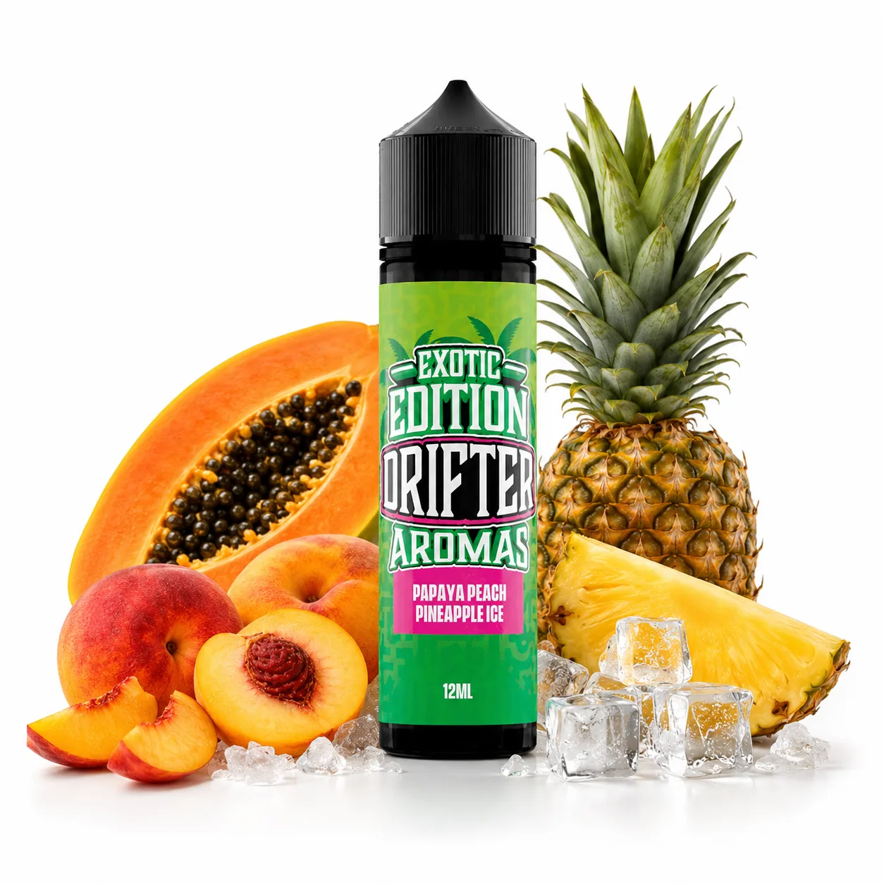 Longfill Drifter Exotic Papaya Peach Pineapple Ice 12ml/60ml