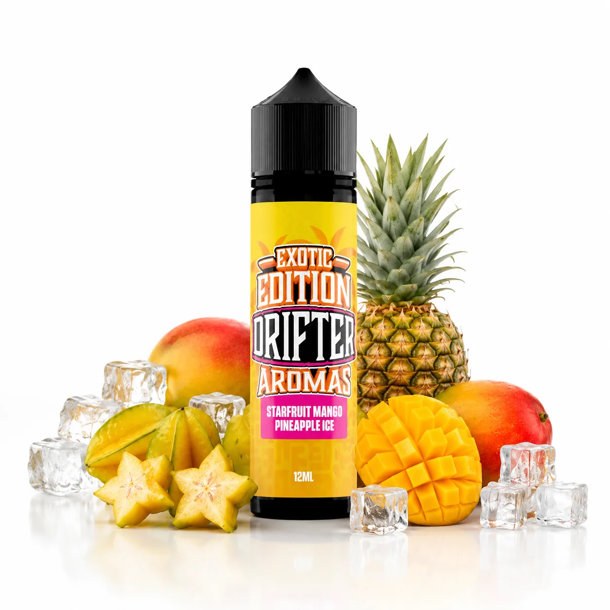 Longfill Drifter Exotic Starfruit Mango Pineapple Ice 12ml/60ml
