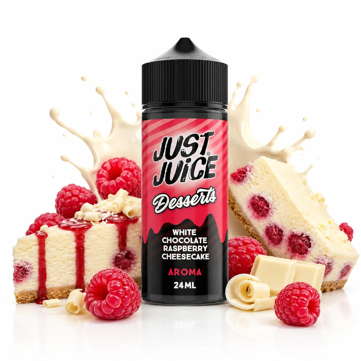 Longfill Just Juice Desserts Strawberry Cheesecake 24ml/120ml