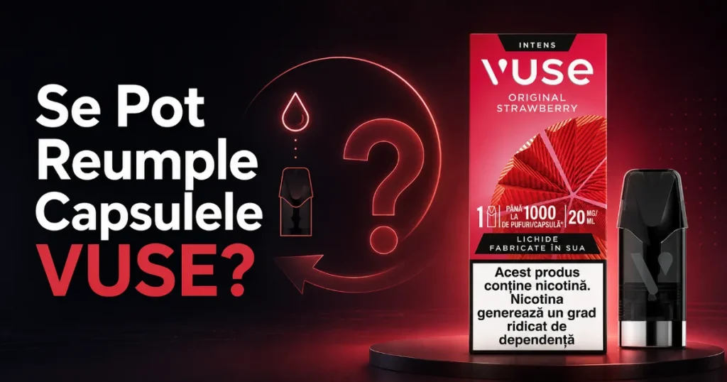 Se Pot Reumple Capsulele VUSE?