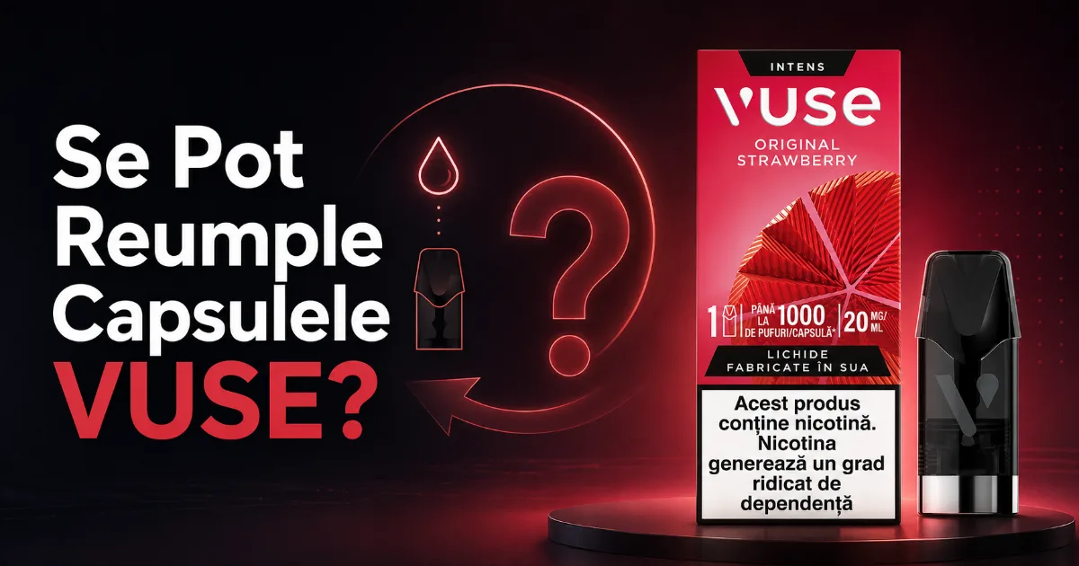 Se Pot Reumple Capsulele VUSE?