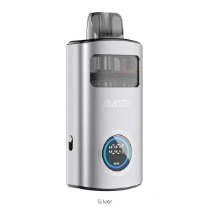 Kit Aspire Avata Silver, pod reîncărcabil argintiu cu capsulă de 15 ml și rezistență de 0,4 ohm