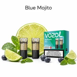 Set 2 Capsule Vozol Switch Pro 700 Blue Mojito 20mg 2ml (Mojito Azul)
