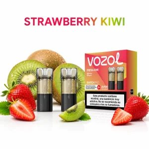 Set 2 Capsule Vozol Switch Pro 700 Strawberry Kiwi 20mg 2ml (Fresa Kiwi)