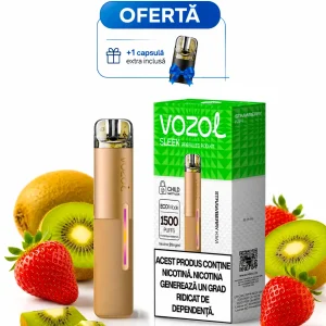 Kit VOZOL Sleek Strawberry Kiwi 20mg 600mAh 2% 2ml
