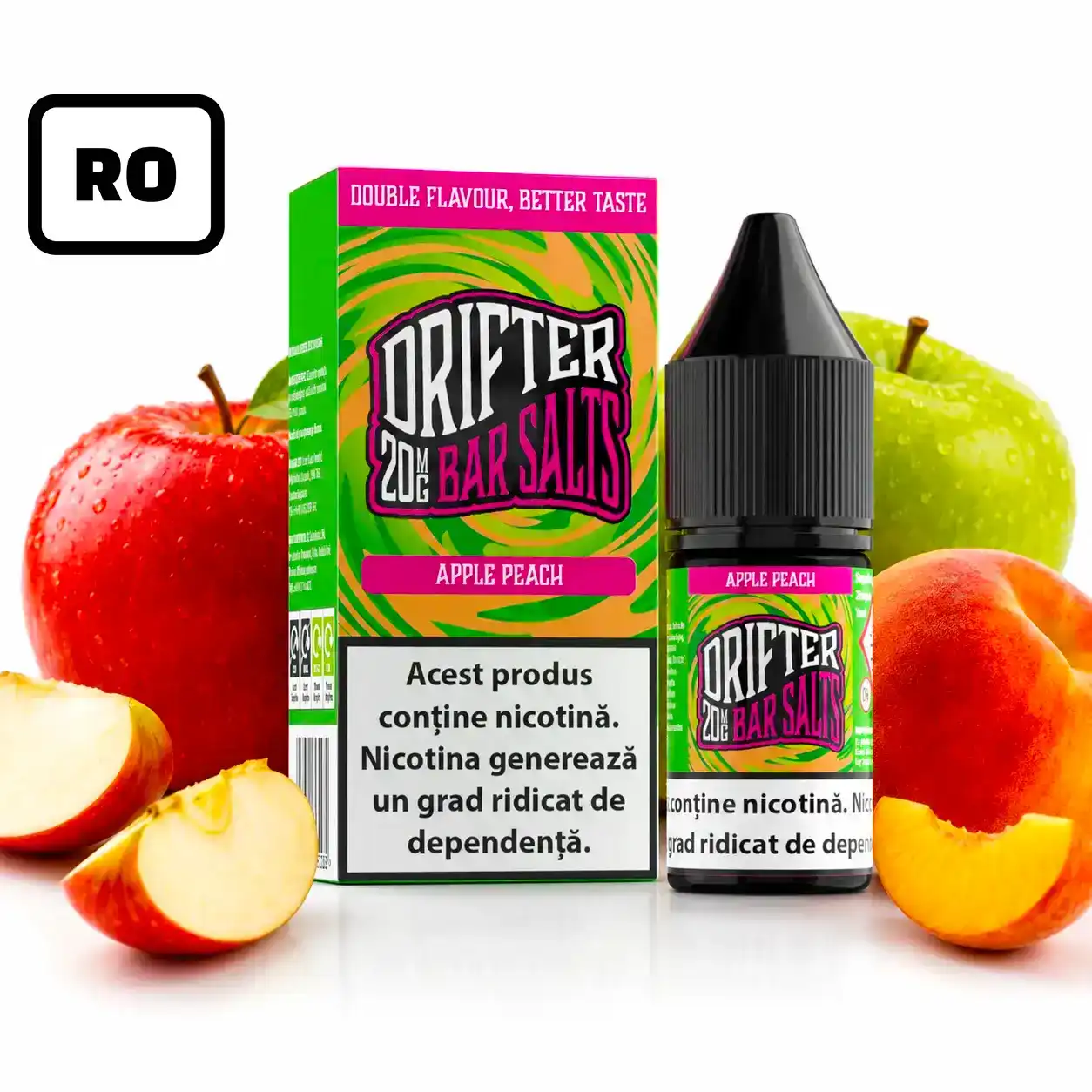 Lichid Drifter Bar Salt Apple Peach 20mg 10ml RO