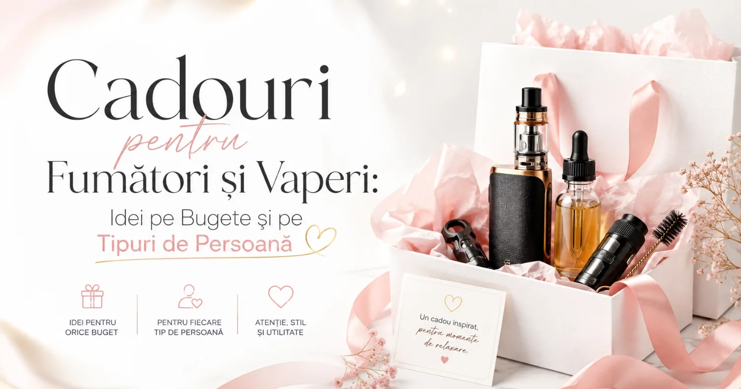 Cadouri pentru Fumători și Vaperi: Idei pe Bugete și pe Tipuri de Persoană
