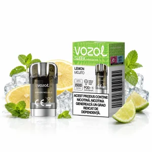 Capsula Vozol Sleek 1500 pufuri Lemon Mojito 2% 2ml