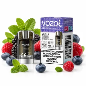 Capsula Vozol Sleek 1500 pufuri Mr Blue 2% 2ml