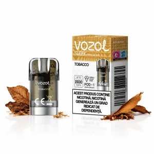 Capsula Vozol Sleek 1500 pufuri Tobacco 2% 2ml