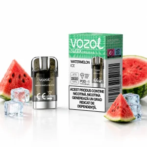 Capsula Vozol Sleek 1500 pufuri Watermelon Ice 2% 2ml